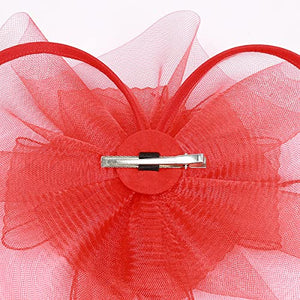 Fascinators Hat Headband- Ladies Wedding Hat ( red ) | j and p hat
