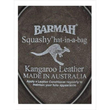 Load image into Gallery viewer, Barmah Hat - 1019 Sundowner Kangaroo Leather Brown-J and p hats -