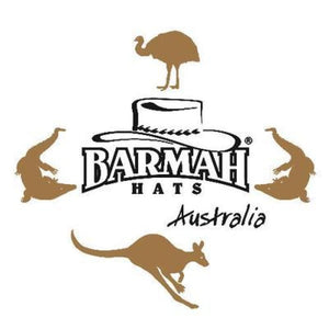 BARMAH LEATHER  HAT  1060 BRONCO BROWN-J and p hats -