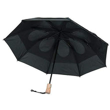 Load image into Gallery viewer, GustBuster Ltd Auto Open and Close Vented Compact Umbrella, Black - J and p hats GustBuster Ltd Auto Open and Close Vented Compact Umbrella, Black