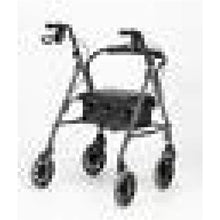 Load image into Gallery viewer, Lightweight Folding Four Wheel Rollator Walker with Padded Seat, Lockable Brakes, Ergonomic Handles, and Carry Bag-J and p hats -