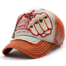 Load image into Gallery viewer, Men&#39;s Fashion Baseball Caps With Pow Fist Pattern-J and p hats -