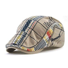 Load image into Gallery viewer, Men&#39;s multi checked duck bill style caps-J and p hats -