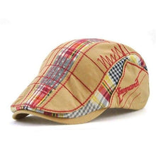 Load image into Gallery viewer, Men&#39;s multi checked duck bill style caps-J and p hats -