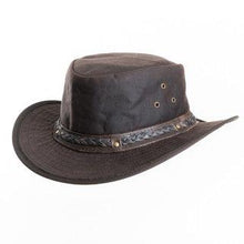 Load image into Gallery viewer, Men&#39;s Wax Hat -wide brim Aussie Style Bush Hat - J and p hats Men&#39;s Wax Hat -wide brim Aussie Style Bush Hat