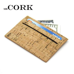 Natural Cork slim Wallet for Men cork vegan card holder handmade casual wooden Eco wallet from Portugal BAG-254-J and p hats -