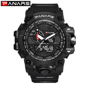 PANARS Men's Multi-Function Outdoor  Electronic Watch,-J and p hats -