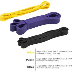 Rubber Resistance Bands Yoga Bands ideal for Pilates Gym