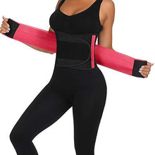 Load image into Gallery viewer, Slimming Body Shaper Band with Dual Adjustable Belly for Fitness Workout, Unisex（Small,Pink） - J and p hats Slimming Body Shaper Band with Dual Adjustable Belly for Fitness Workout, Unisex（Small,Pink）