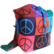 Load image into Gallery viewer, Sling Bags Cotton Patch - Peace Pattern - J and p hats Sling Bags Cotton Patch - Peace Pattern
