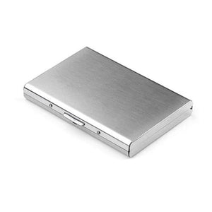 Stainless Steel Credit Card Holder Slim Anti Protect ID Cardholder-J and p hats -